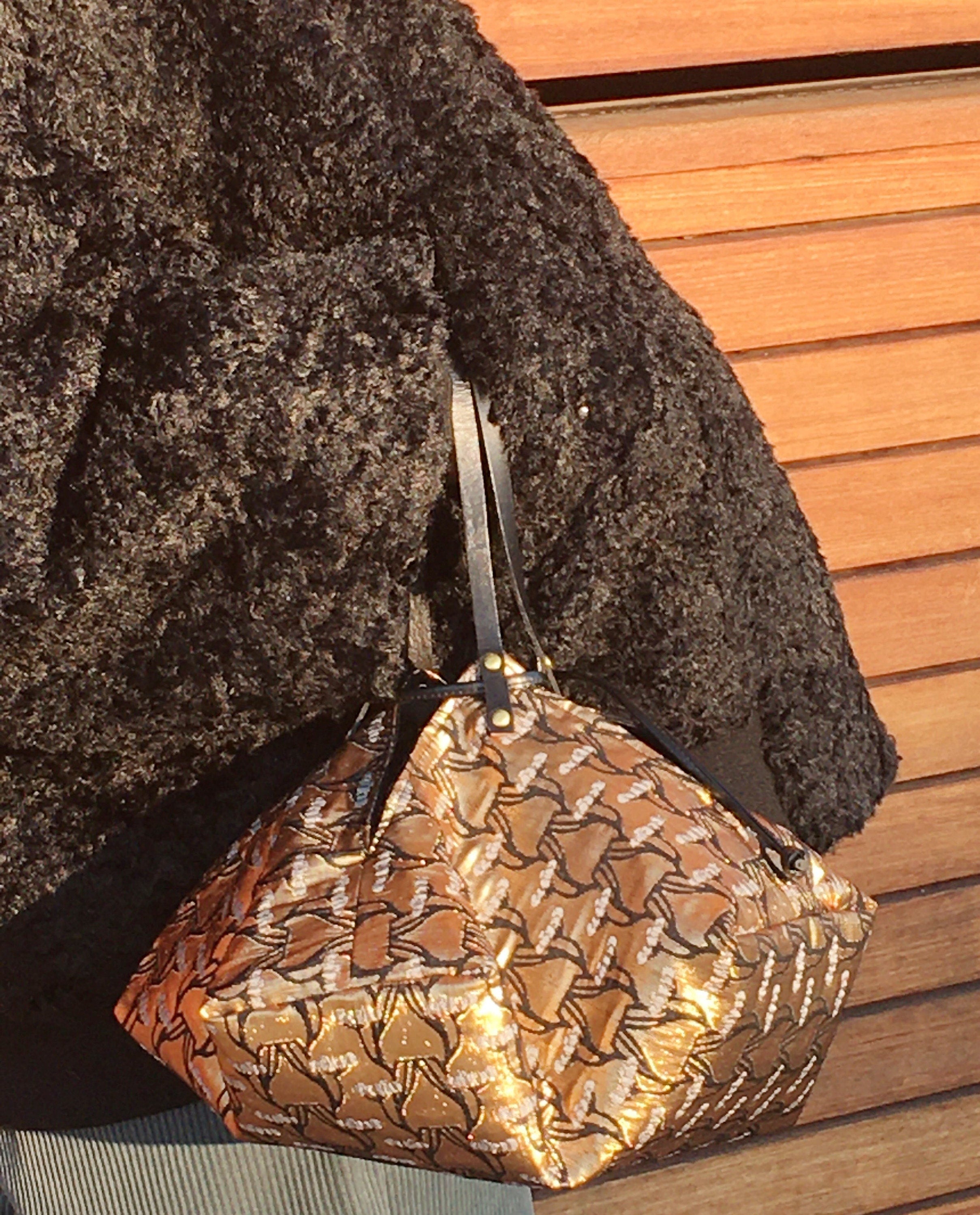 BORSA ORIGAMI REVERSIBILE-Piccola Borsa a Mano-Borsa Lusso Donna-Borsa Double Face-Borsa Elegante Donna-Borsa artigianale