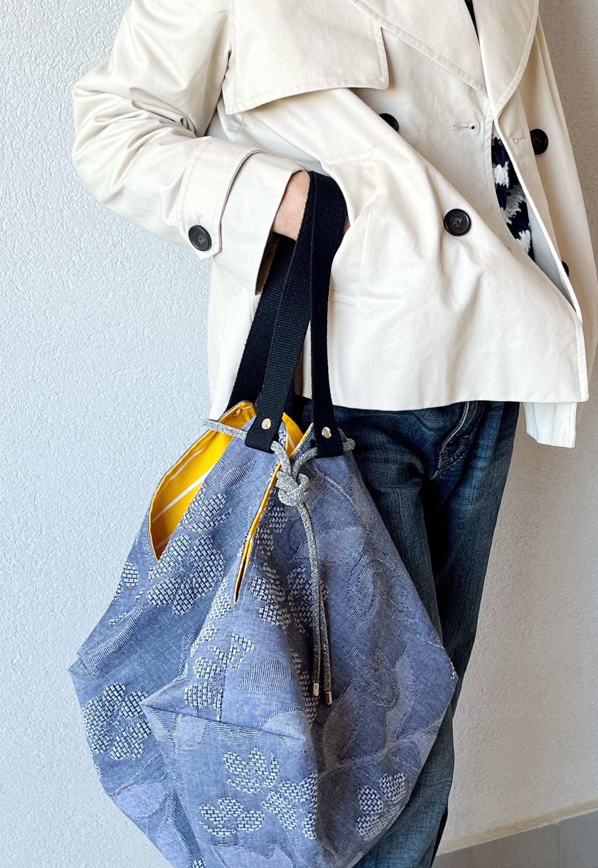 GRANDE BORSA SPALLA Reversibile-Borsa Donna con Pochette-Borsa Denim-Borsa di Lusso-Regalo Donna-Borsa Viaggio-Borsa Zaino Donna