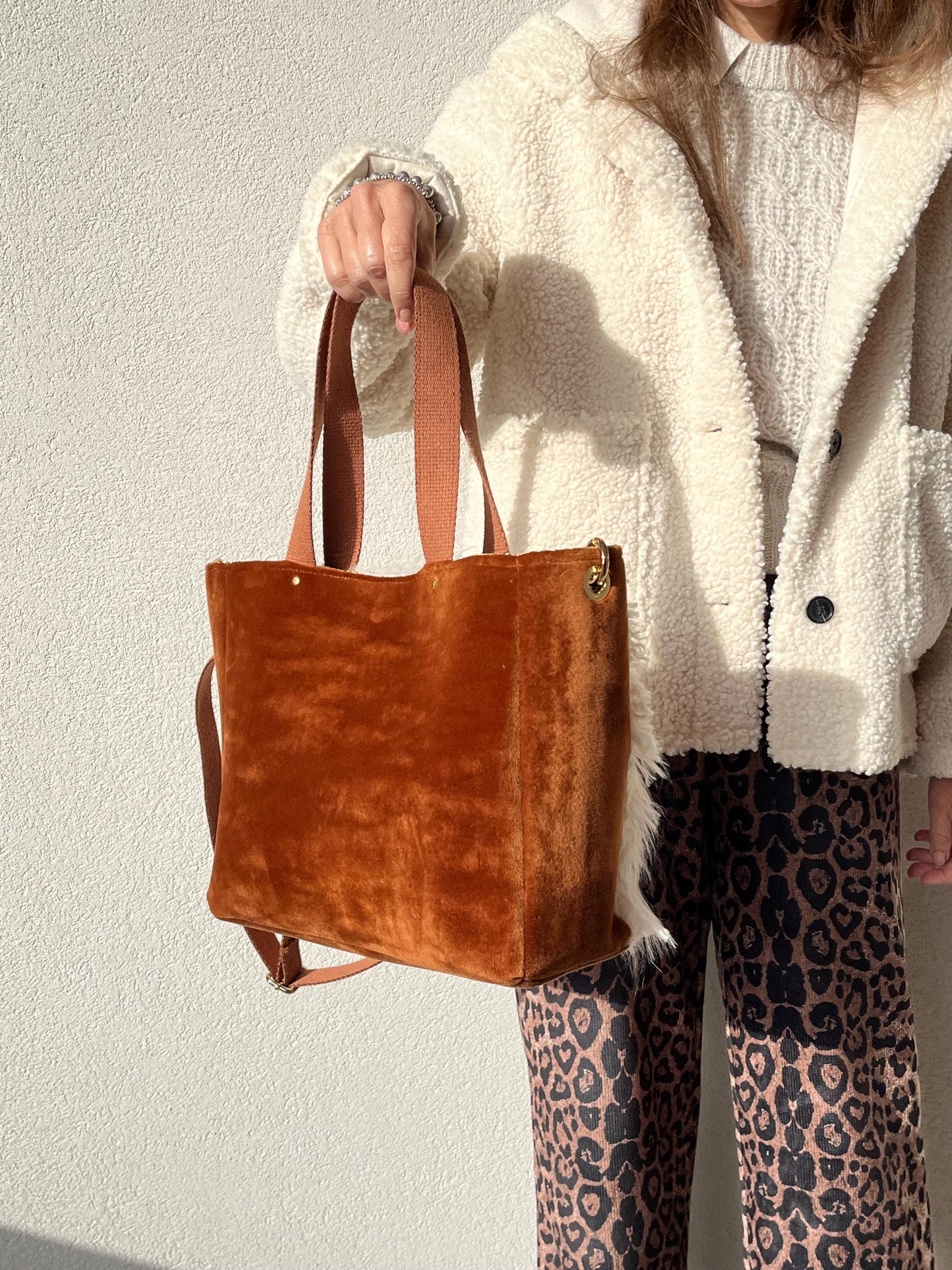 BORSA SHOPPER DONNA con Pochette, Borsa Lusso Alpaca Veg, Borsa Donna Tracolla/Mano, Borsa Elegante Lavoro/Tempo Libero, Borsa artigianale