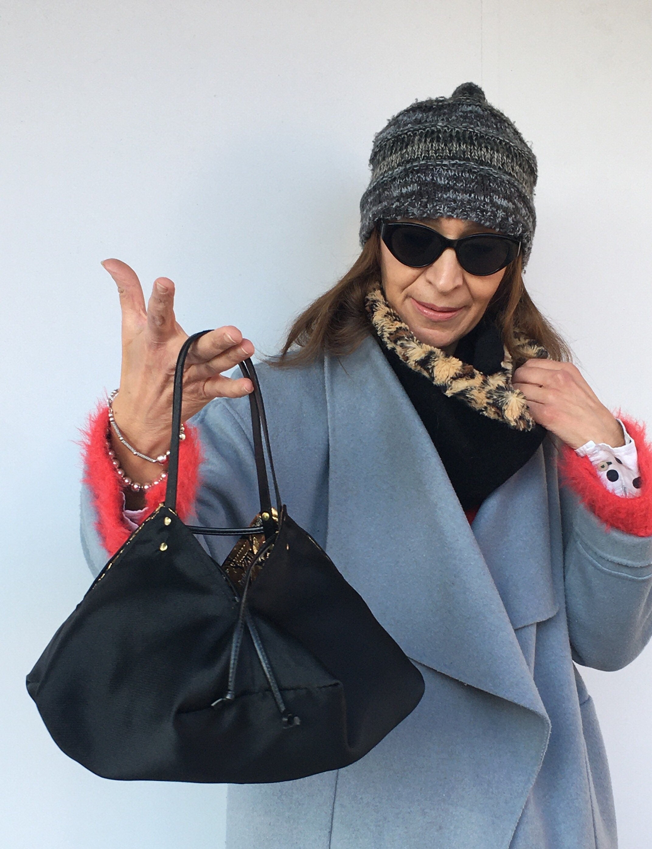 BORSA ORIGAMI REVERSIBILE-Piccola Borsa a Mano-Borsa Lusso Donna-Borsa Double Face-Borsa Elegante Donna-Borsa artigianale