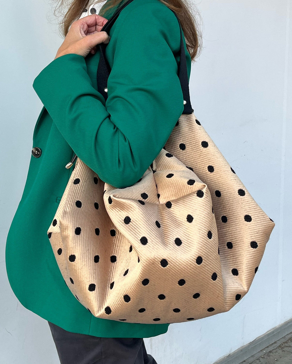 GRANDE BORSA SPALLA Reversibile-Borsa Donna con Pochette-Borsa di Lusso-Regalo per lei-Borsa Boho-Borsa Viaggio-Borsa Zaino Donna