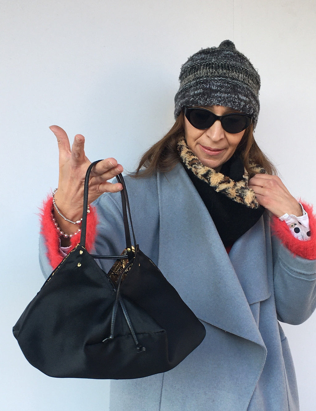 BORSA ORIGAMI REVERSIBILE-Piccola Borsa a Mano-Borsa Lusso Donna-Borsa Double Face-Borsa Elegante Donna-Borsa artigianale
