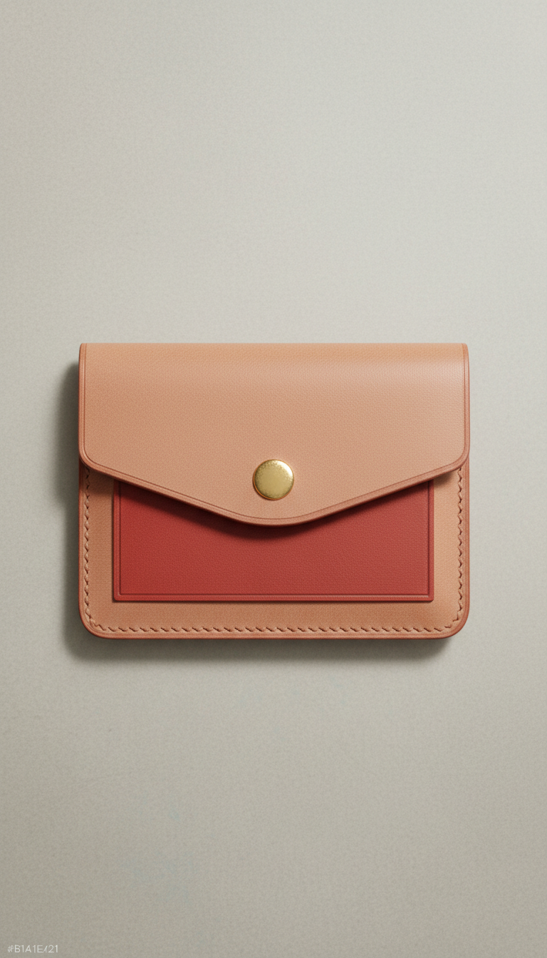 Cinnabar Accent Personalized Cardholder