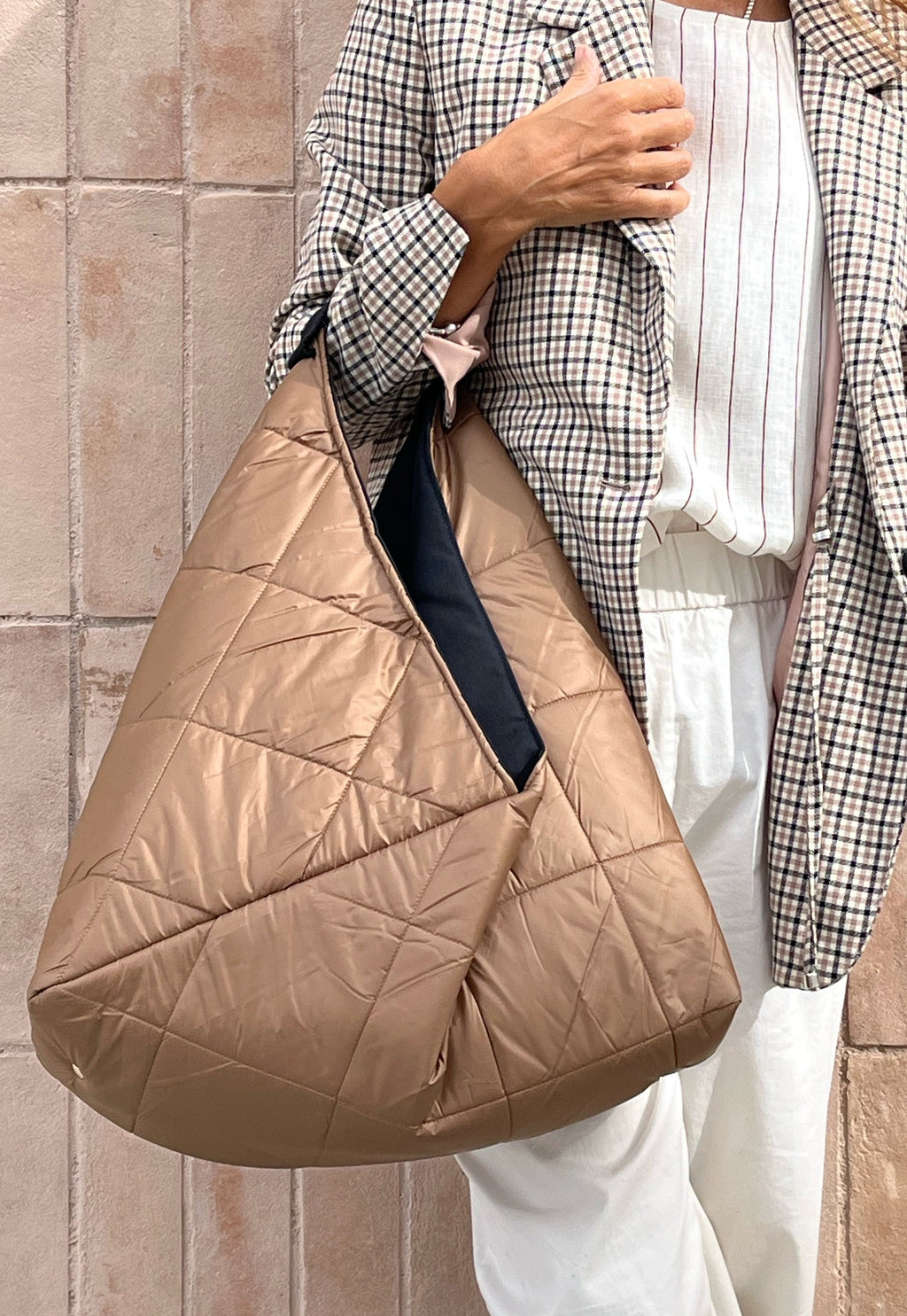 BORSA TOTE GRANDE Donna-Borsa di Lusso fatta a mano-Borsa Tote Tendenza-Regalo per lei-Borsa Lavoro/Viaggio-Borsa a tracolla donna