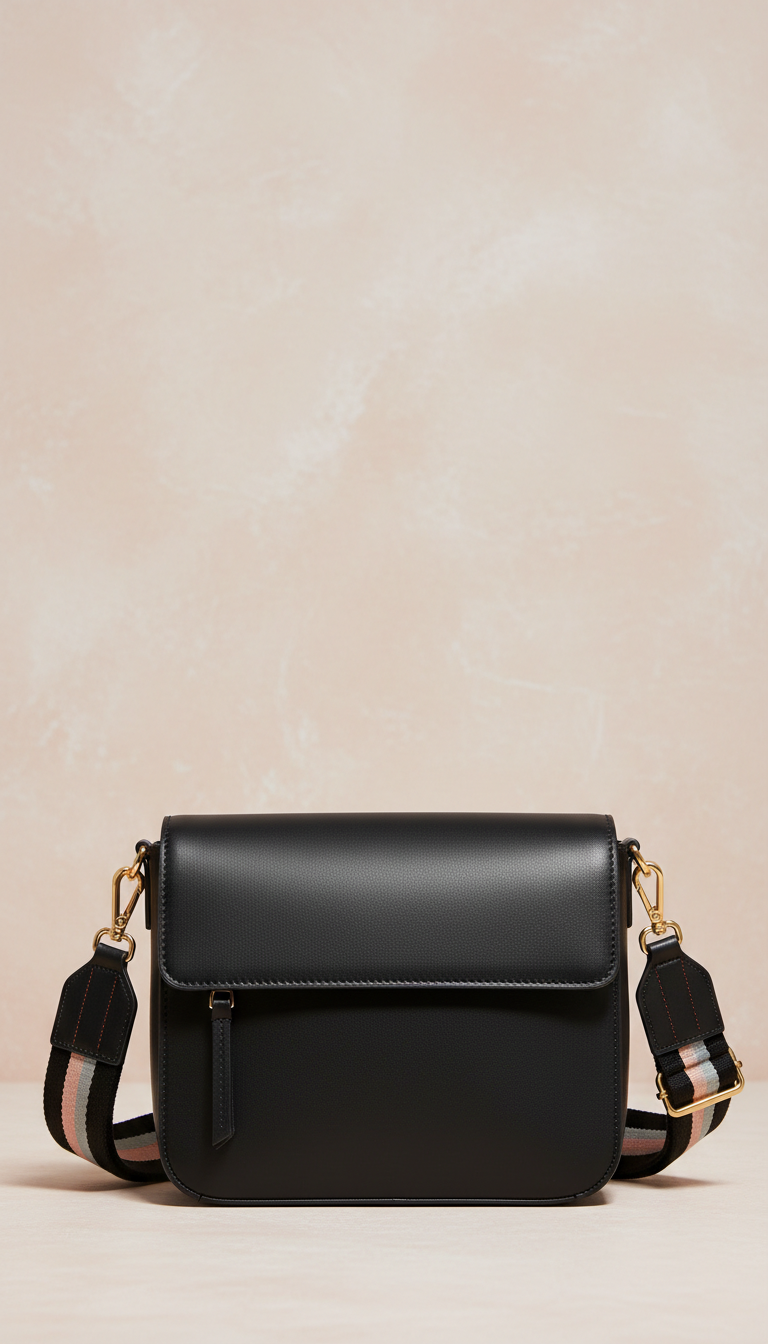 Black Convertible Crossbody Bag