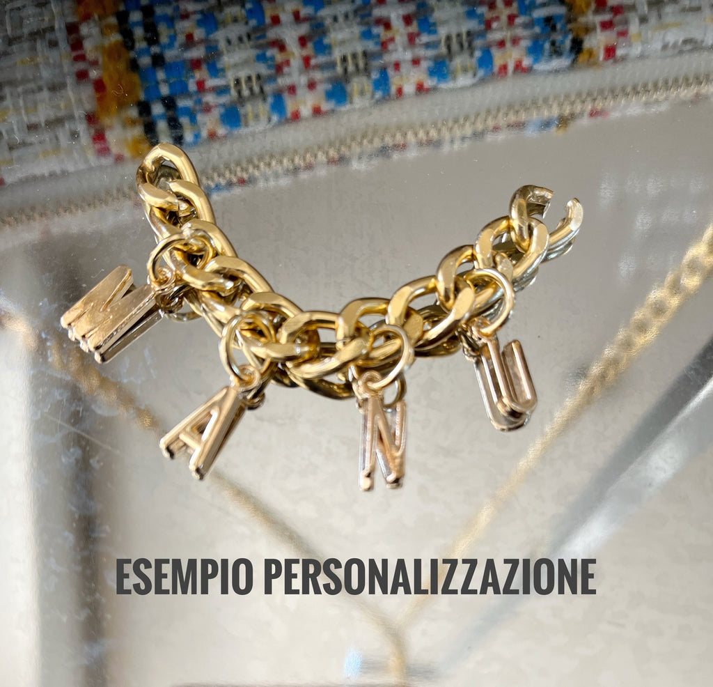 BORSA TRACOLLA DONNA-Borsa  Tweed&Catena Dorata-Borsa Tessuto di Lusso- Regalo Personalizzabile Donna-Borsa Mano/Spalla-Borsa fatta a mano