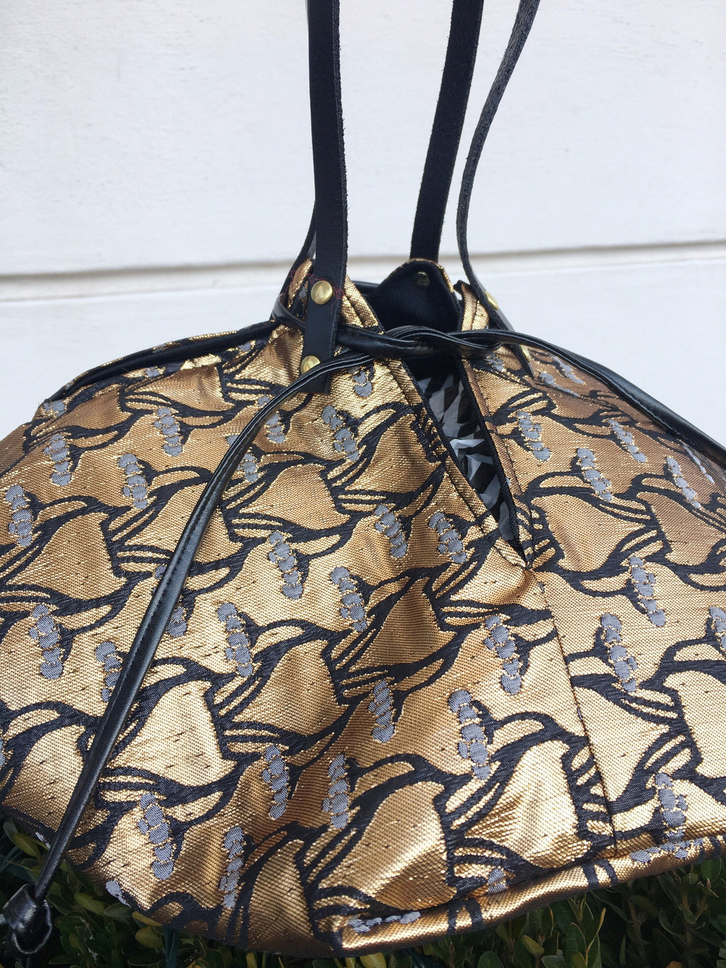 BORSA ORIGAMI REVERSIBILE-Piccola Borsa a Mano-Borsa Lusso Donna-Borsa Double Face-Borsa Elegante Donna-Borsa artigianale