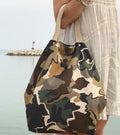 MAXI SHOPPER MIMETICA-Borsa Donna Mano/Spalla-Borsa Laptop Lavoro-Borsa Donna Viaggio/Vacanza-Borsa Design-Borsa Fatta a Mano